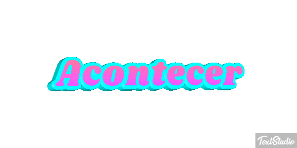 Acontecer Text effect