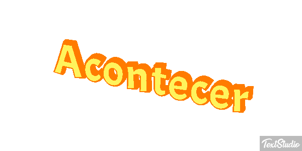 Acontecer Text effect