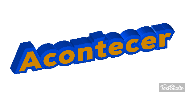 Acontecer Text effect