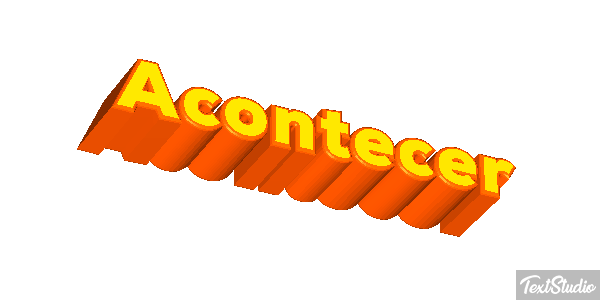 Acontecer Text effect