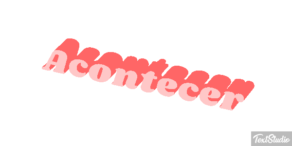 Acontecer Text effect