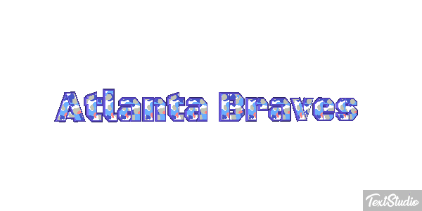 Atlanta Braves Texteffekt