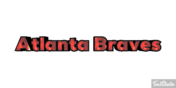 Atlanta Braves Texteffekt