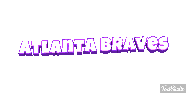 Atlanta Braves Texteffekt