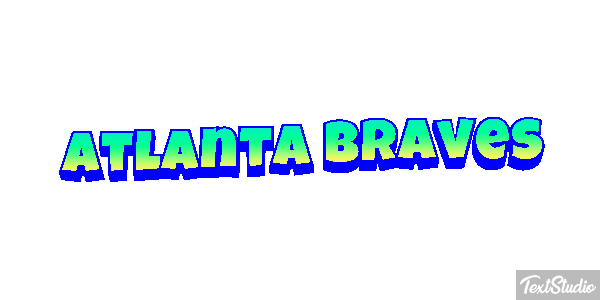 Atlanta Braves Texteffekt