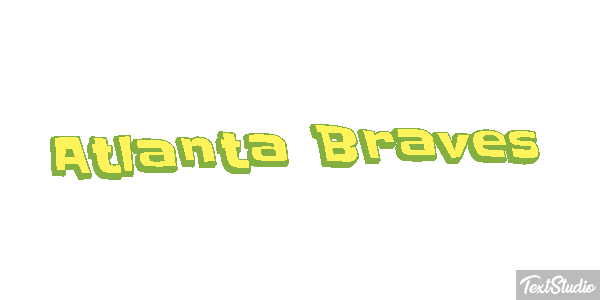 Atlanta Braves Texteffekt
