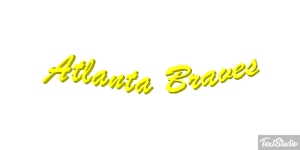 Atlanta Braves Texteffekt