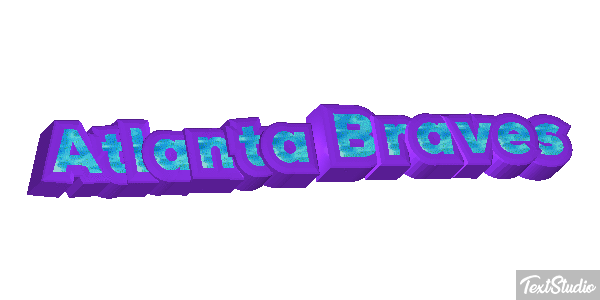 Atlanta Braves Texteffekt
