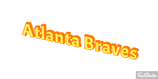 Atlanta Braves Texteffekt