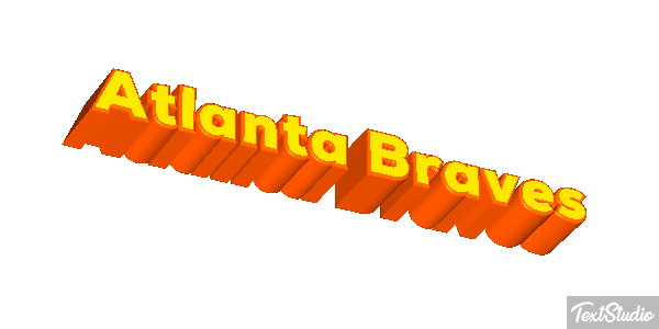 Atlanta Braves Texteffekt