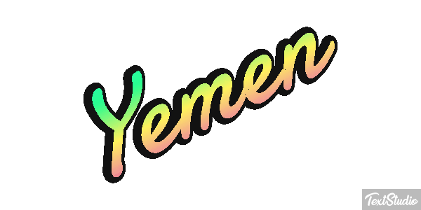 Yemen Text effect