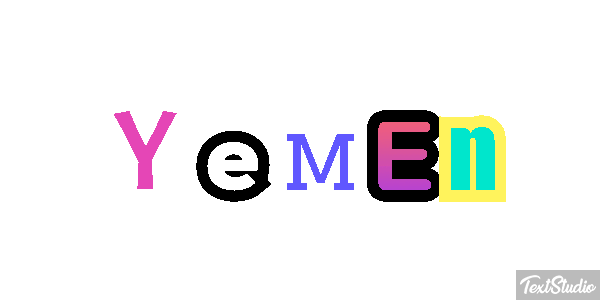 Yemen Text effect