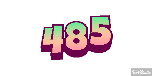 485 Texteffekt