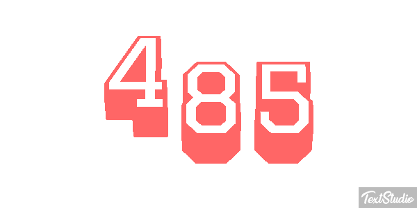 485 Texteffekt