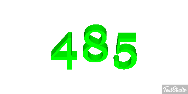 485 Texteffekt