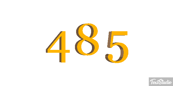 485 Texteffekt