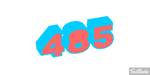 485 Texteffekt