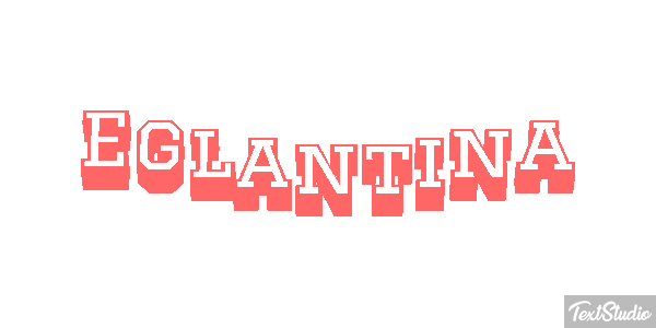 Eglantina Effetto testo
