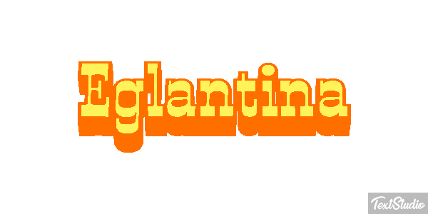 Eglantina Effetto testo