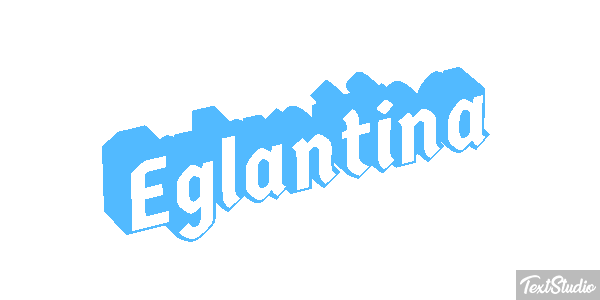 Eglantina Effetto testo