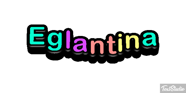 Eglantina Effetto testo