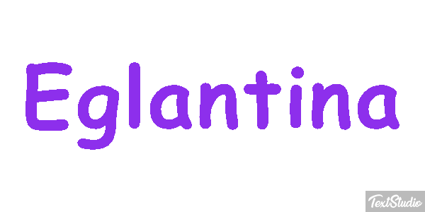 Eglantina Effetto testo