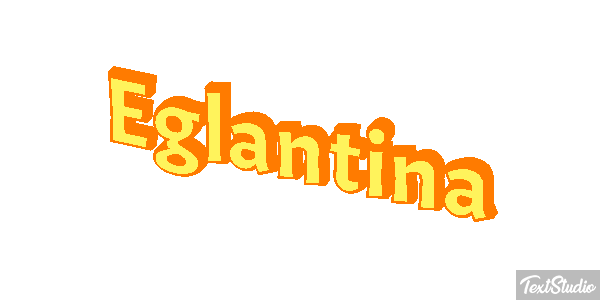 Eglantina Effetto testo