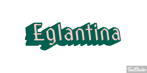 Eglantina Effetto testo