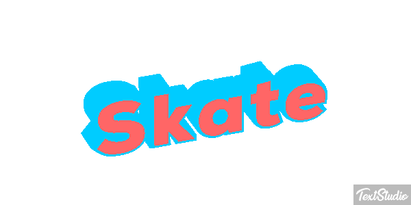 Skate Efekt tekstowy