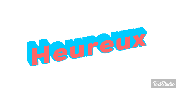 Heureux Text effect