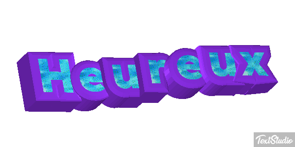 Heureux Text effect