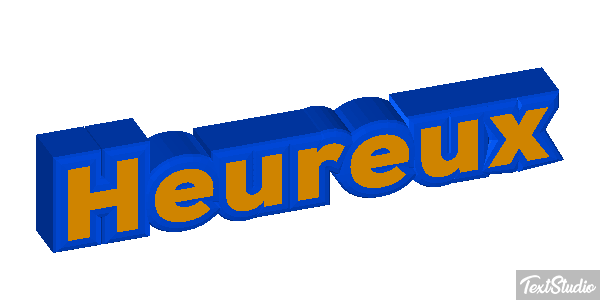 Heureux Text effect