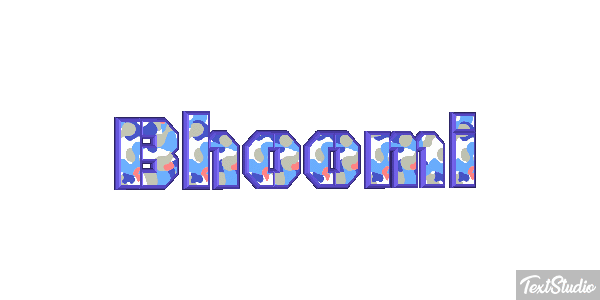 Bhoomi Texteffekt