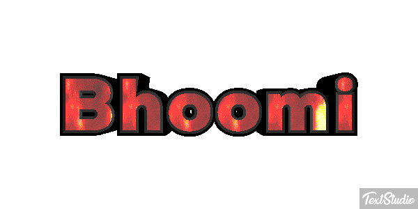 Bhoomi Texteffekt