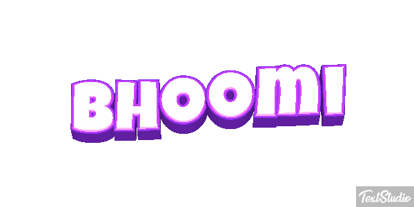 Bhoomi Texteffekt