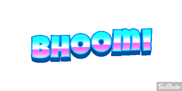 Bhoomi Texteffekt