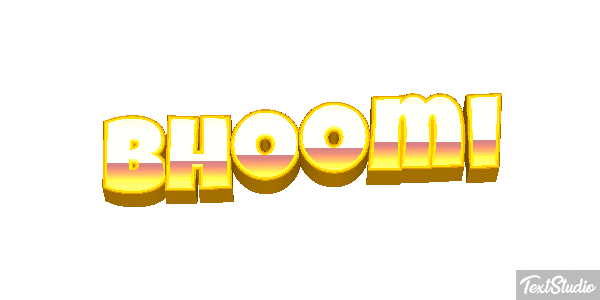 Bhoomi Texteffekt
