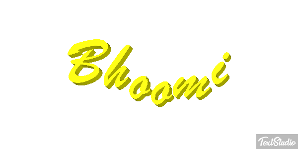 Bhoomi Texteffekt