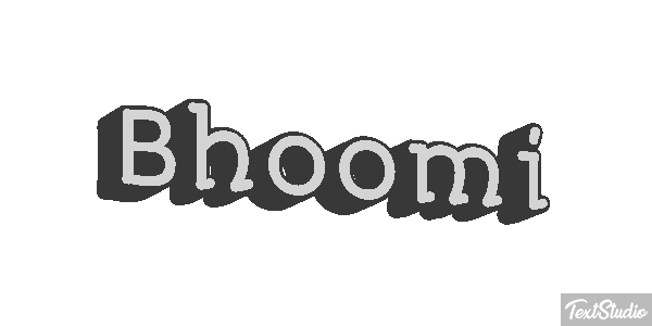 Bhoomi Texteffekt