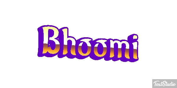 Bhoomi Texteffekt