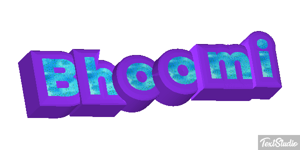 Bhoomi Texteffekt