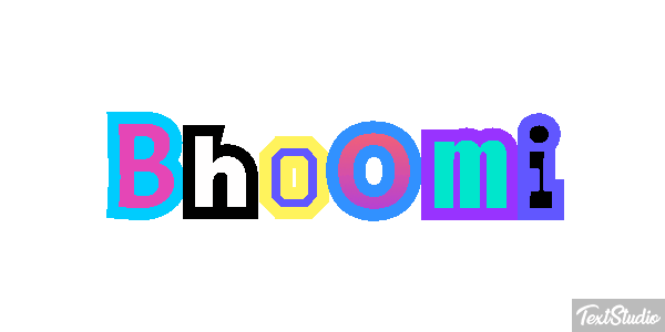 Bhoomi Texteffekt