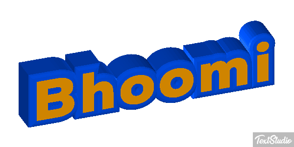 Bhoomi Texteffekt
