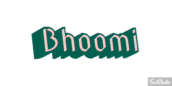 Bhoomi Texteffekt