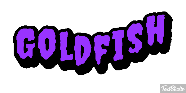 Goldfish Text effect