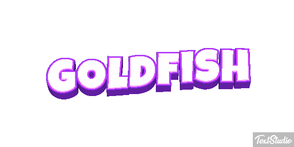 Goldfish Text effect