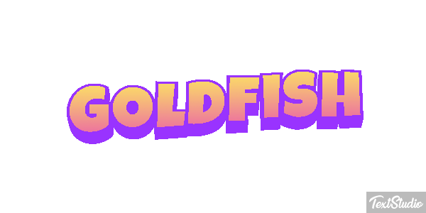 Goldfish Text effect