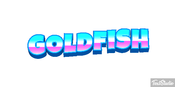 Goldfish Text effect