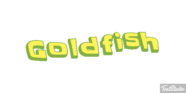 Goldfish Text effect