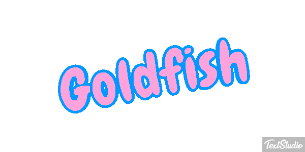 Goldfish Text effect